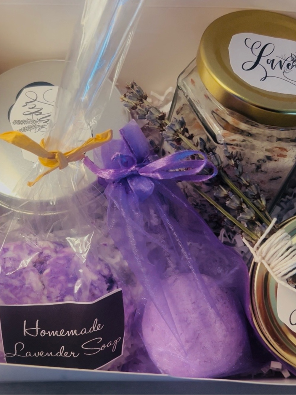 Lavender Bath Bomb & Soap Set by
